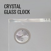 Crystal Glass Clock